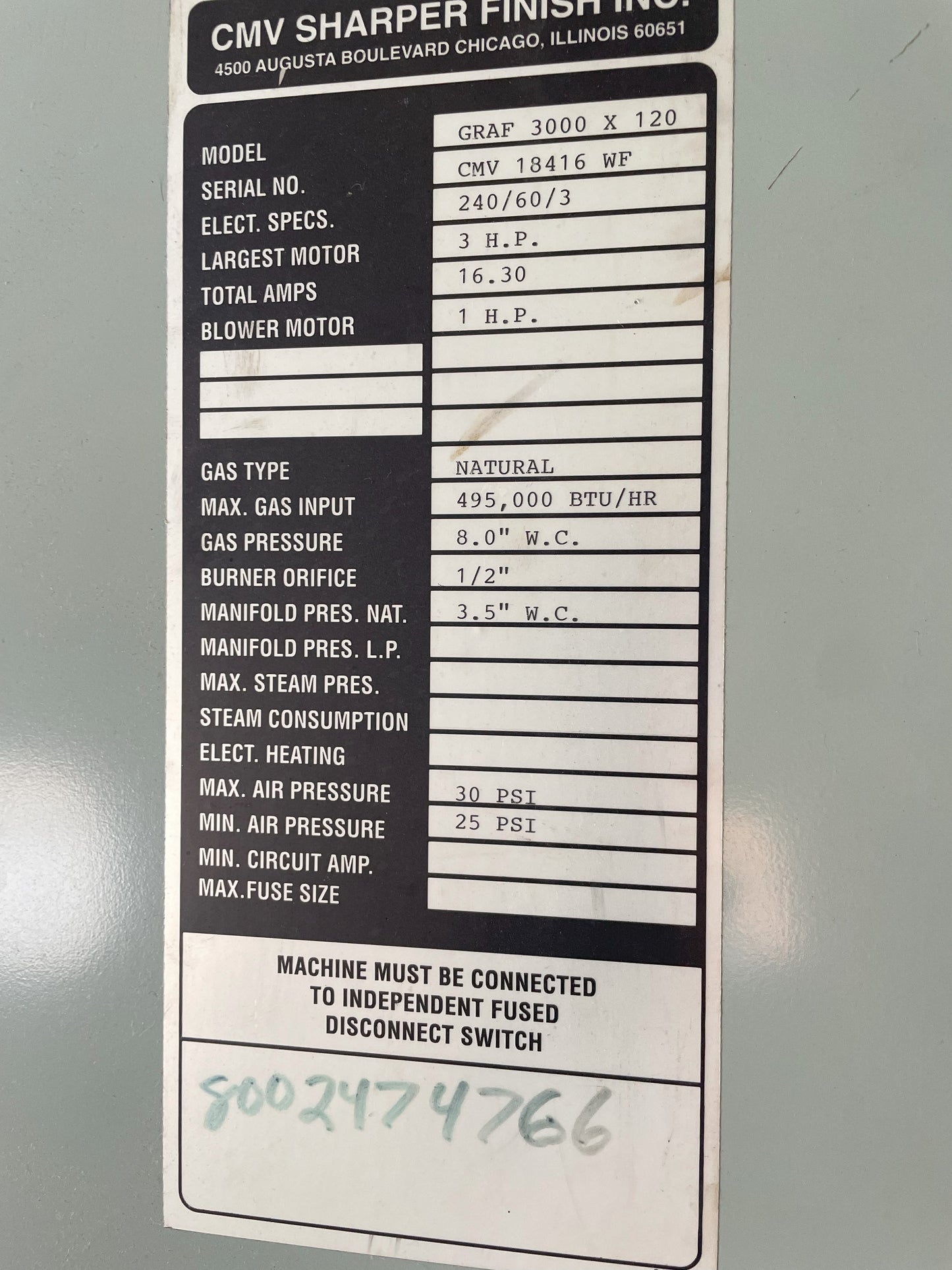Sharper Finish Gas Ironer