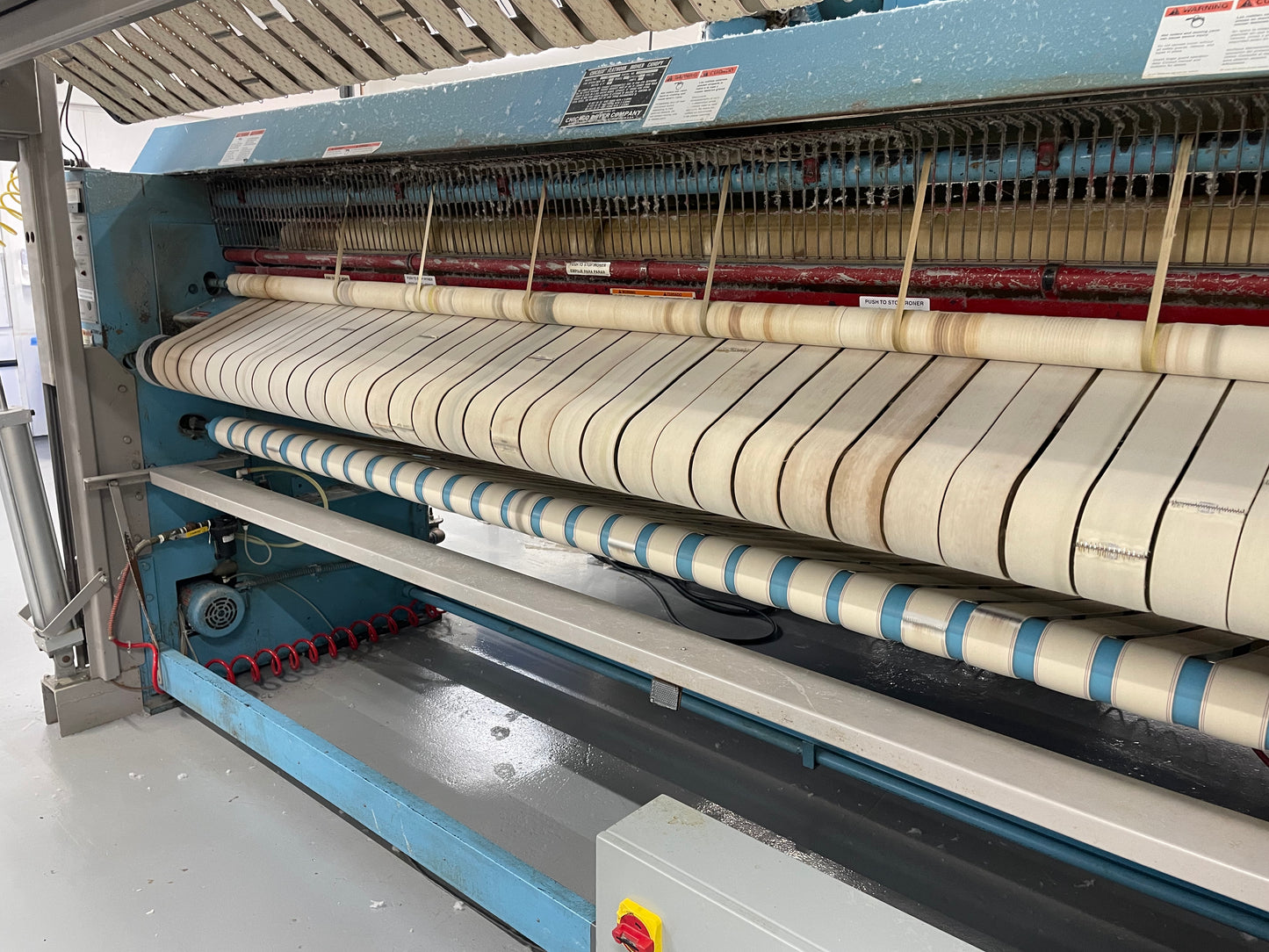 Chicago Ironer GX24-120-R with OPL Feeder