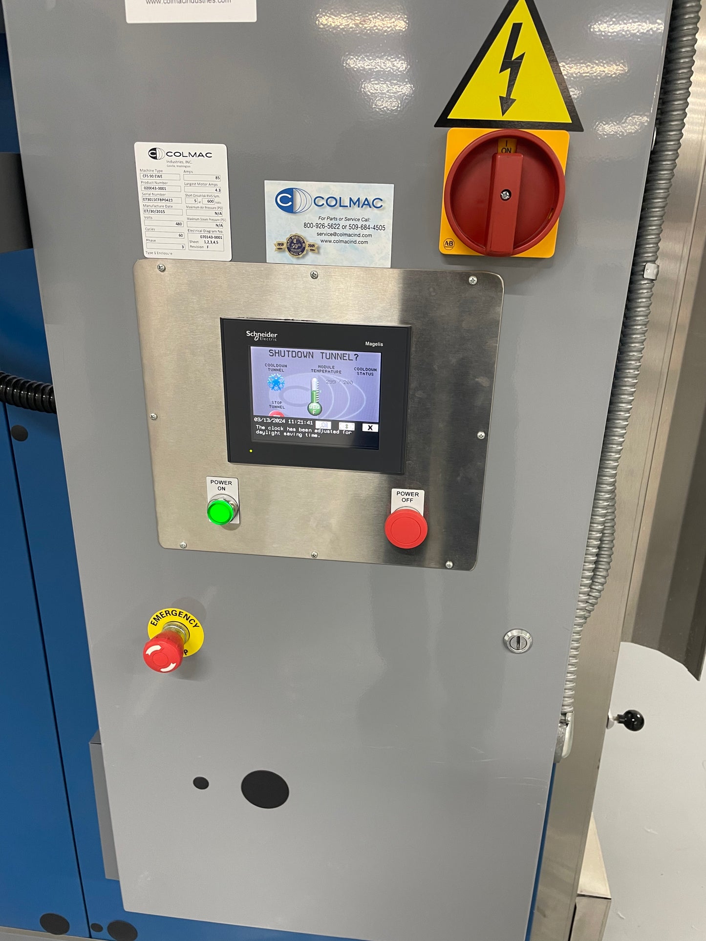 Colmac CFS 90 Steam Tunnel