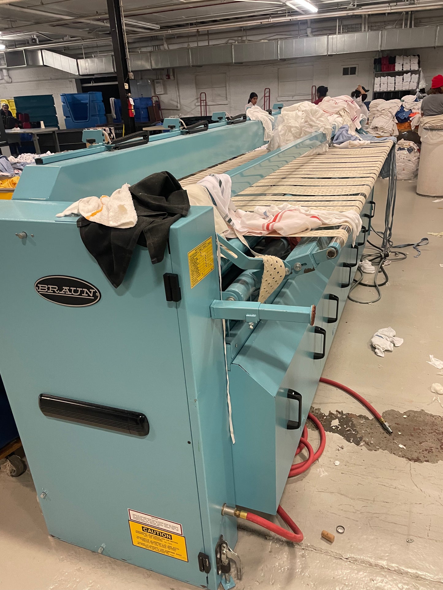 G.A. Braun SpeedVac Feed Table