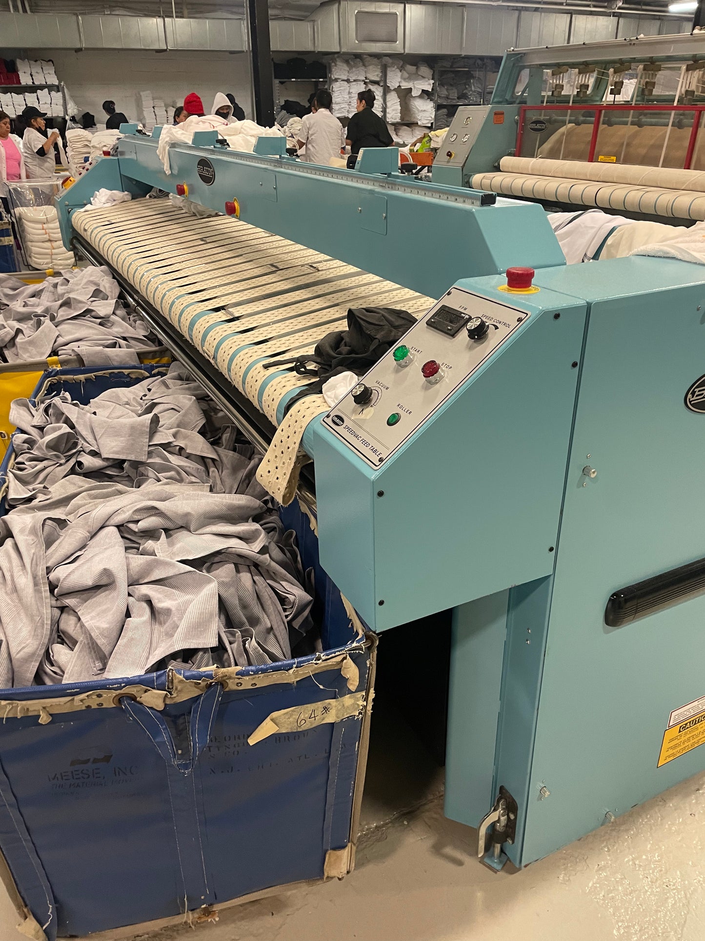 G.A. Braun SpeedVac Feed Table