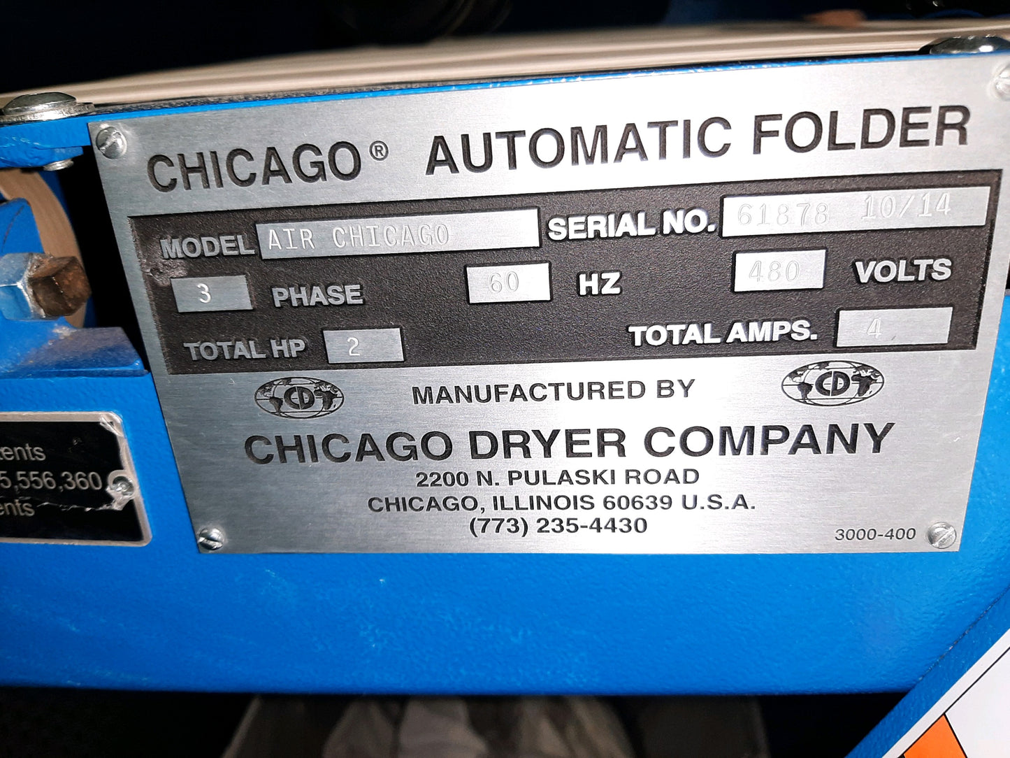 Chicago Air Towel Folder