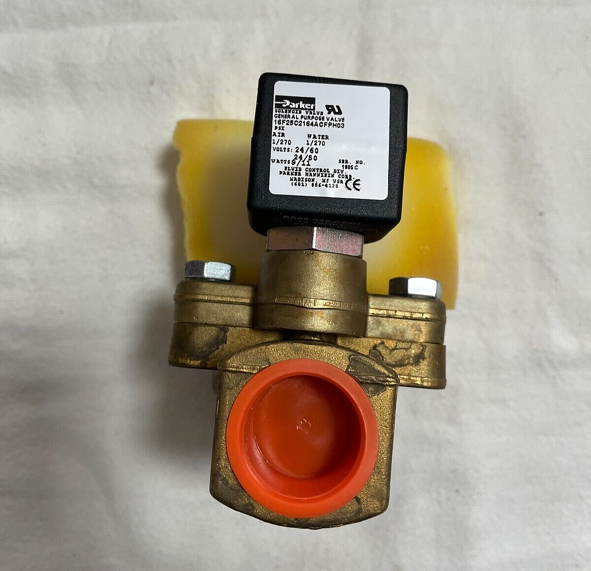 Parker 16F25C2164ACFPH03 Diaphragm Pivoted Edge 2-Way Solenoid Valve 1" NPT Norm