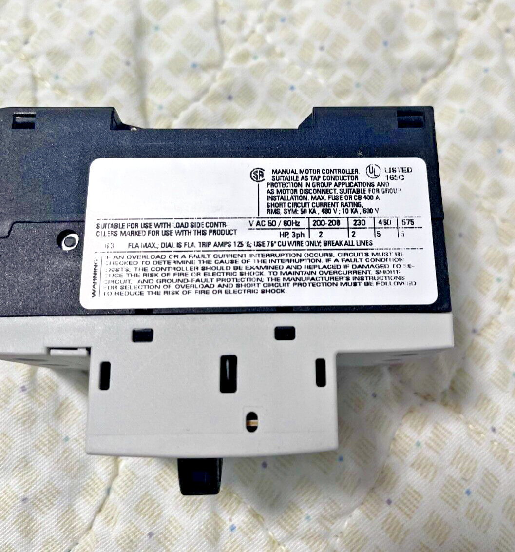 Siemens 3RV1011-1GA10 Circuit Breaker