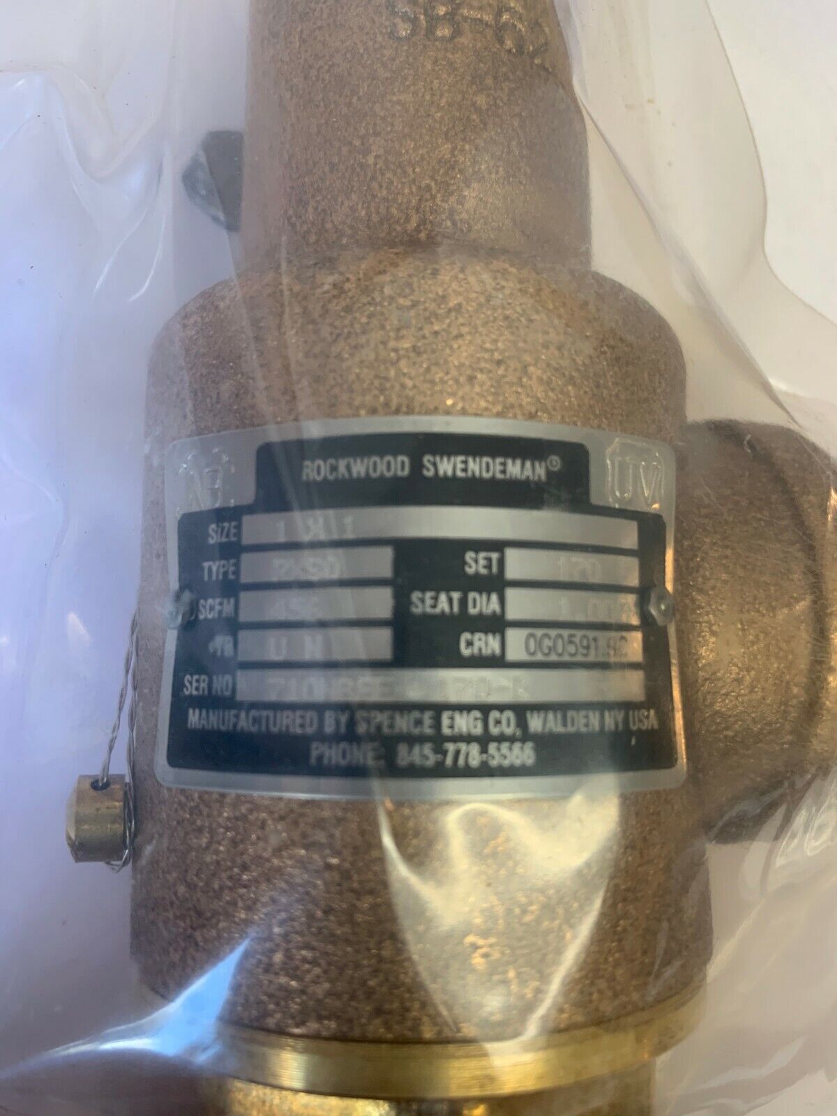 Rockwood Swendeman 710NBEE-A, set @ 170