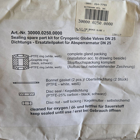 30000.0250.0000 Sealing Spare Part Kit