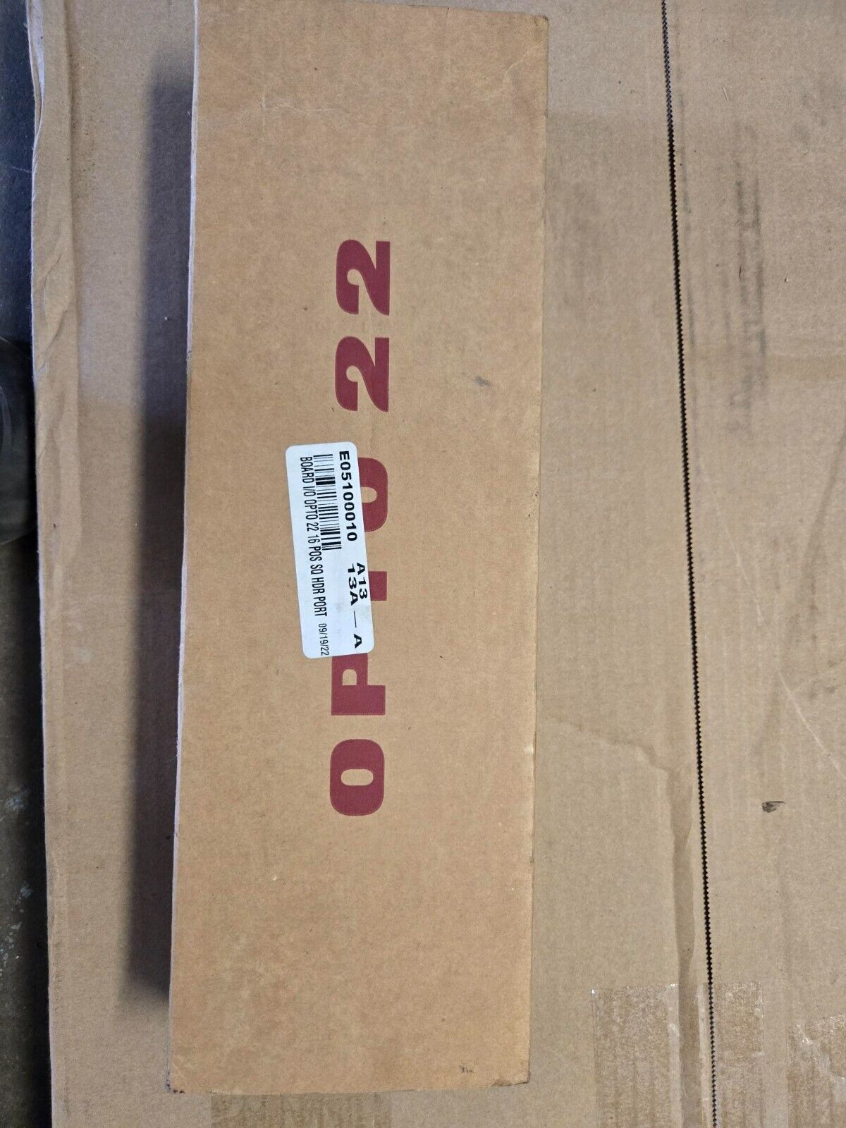 New as is G.A. Braun E05100010 BOARD I/O OPTO 22 16 POS SQ HDR PORT