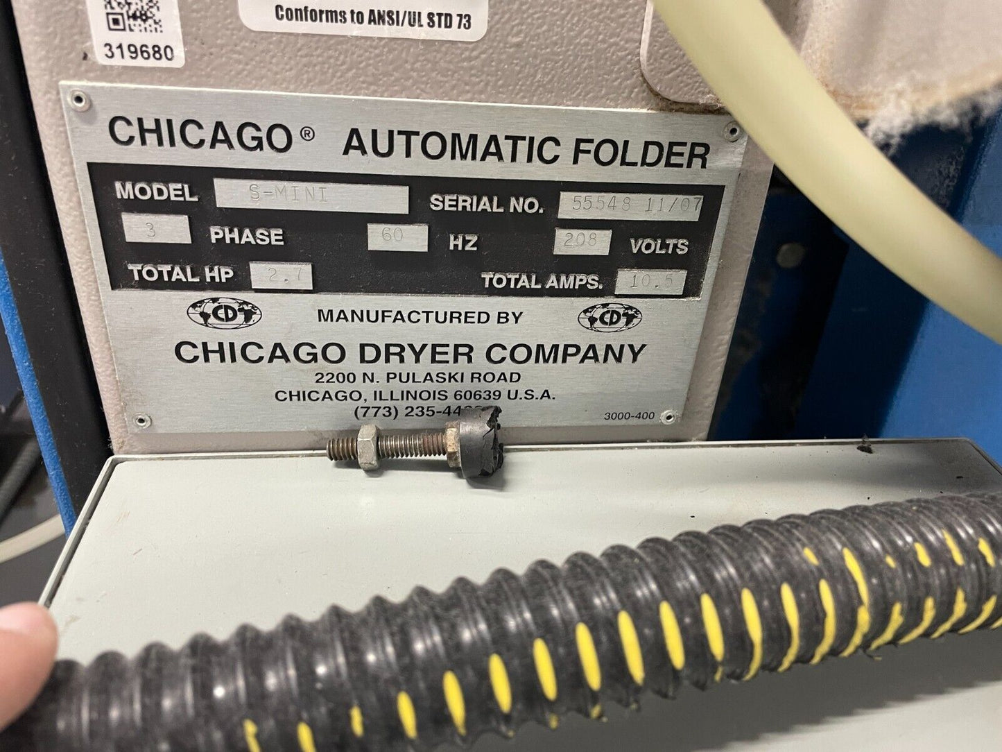 Chicago S-Mini Folder with Stacker