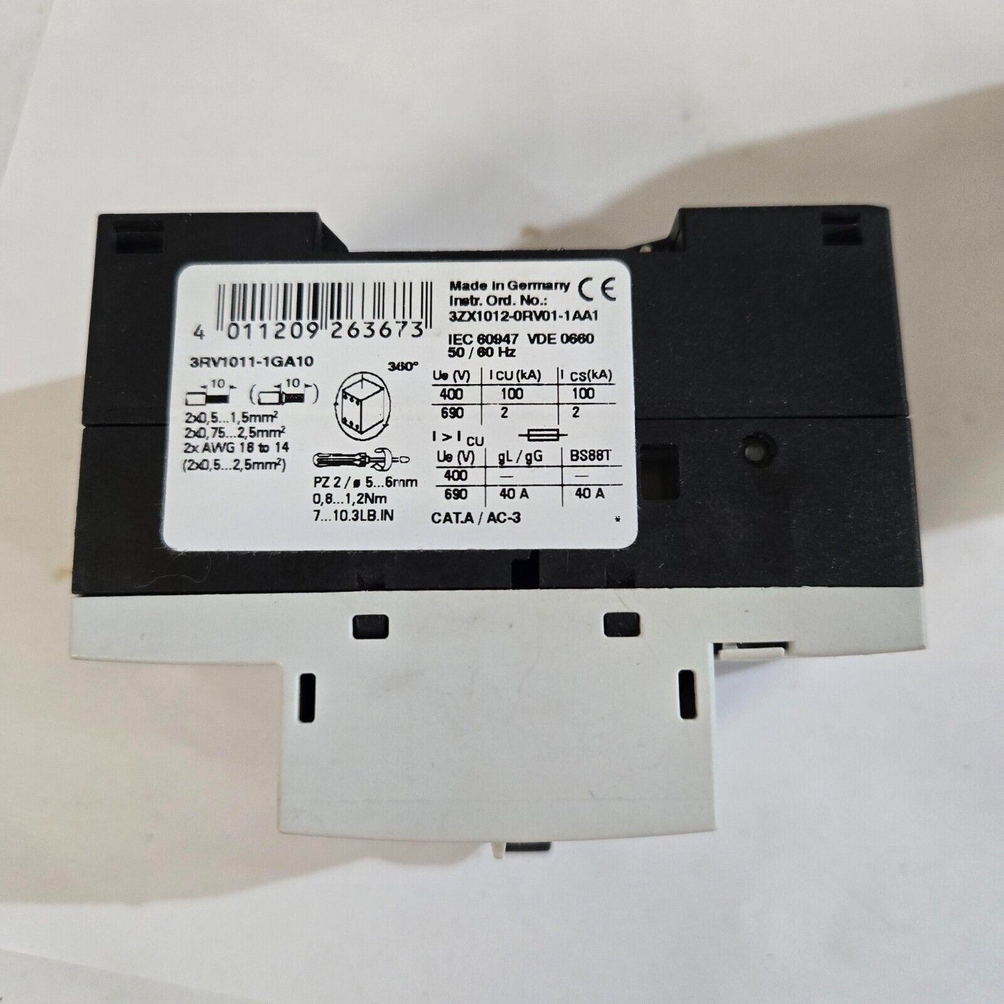 Siemens 3RV1011-1GA10