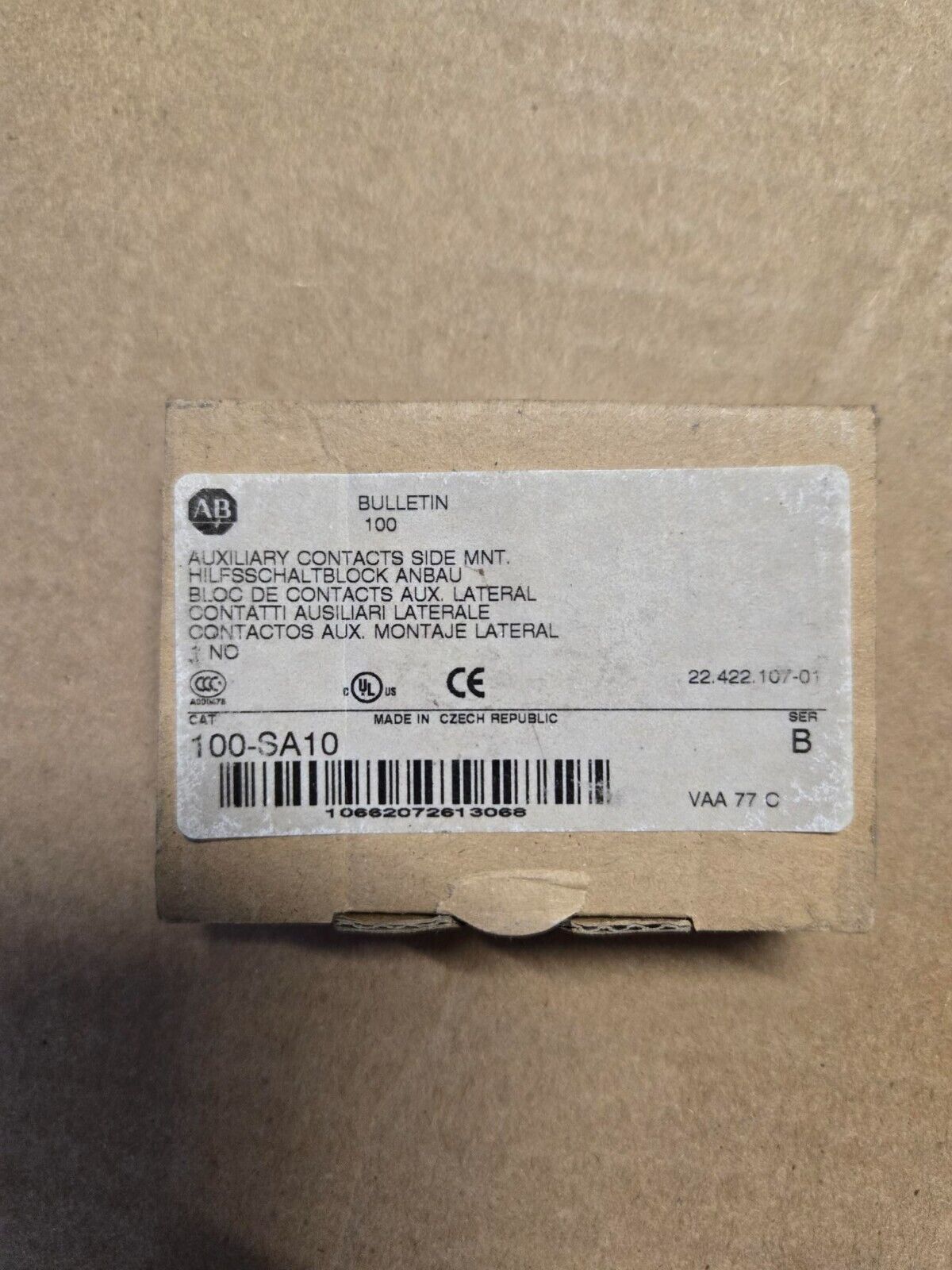New Allen Bradley 100-SA10