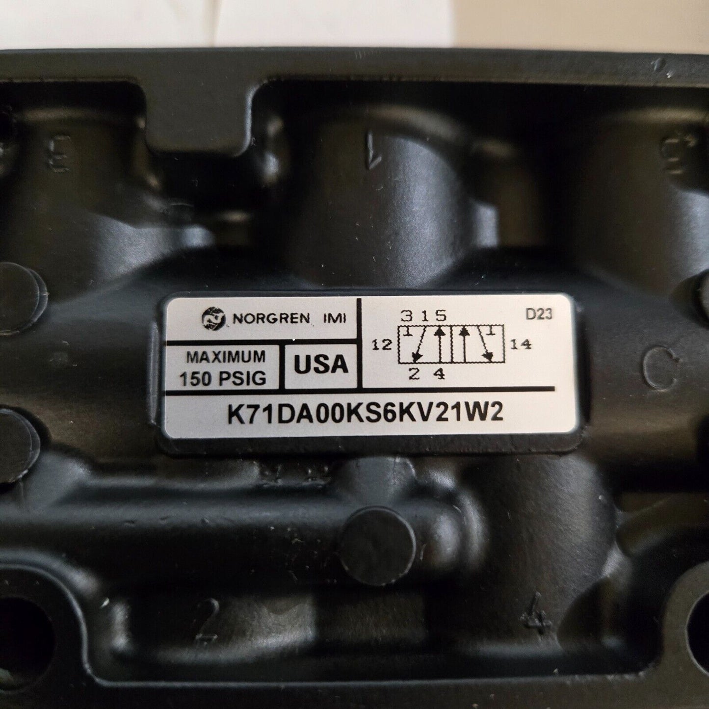 Norgren K71DA00KS6KV21W2