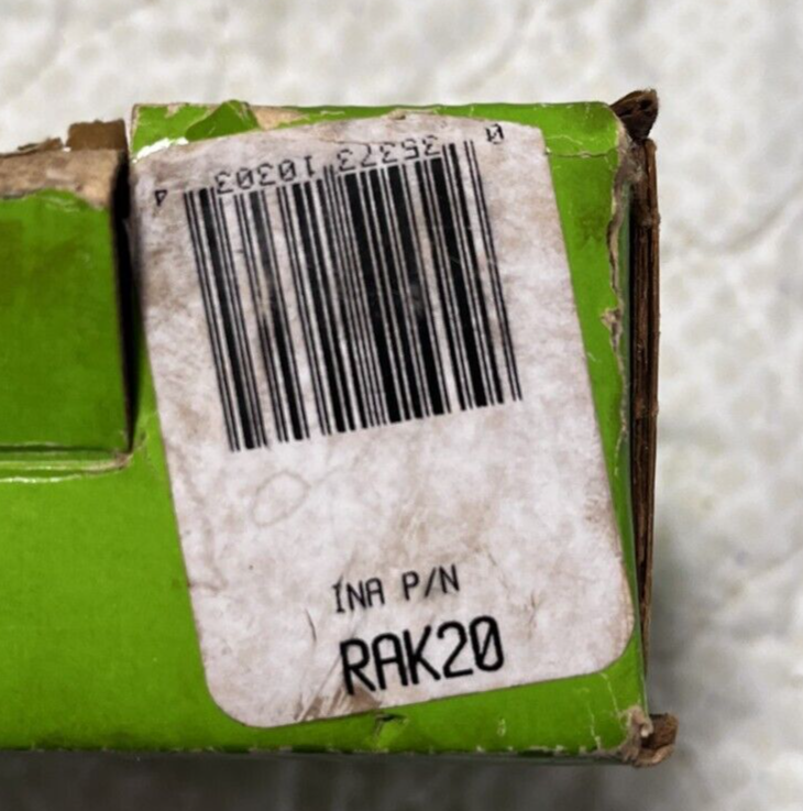 INA RAK20 Bearing