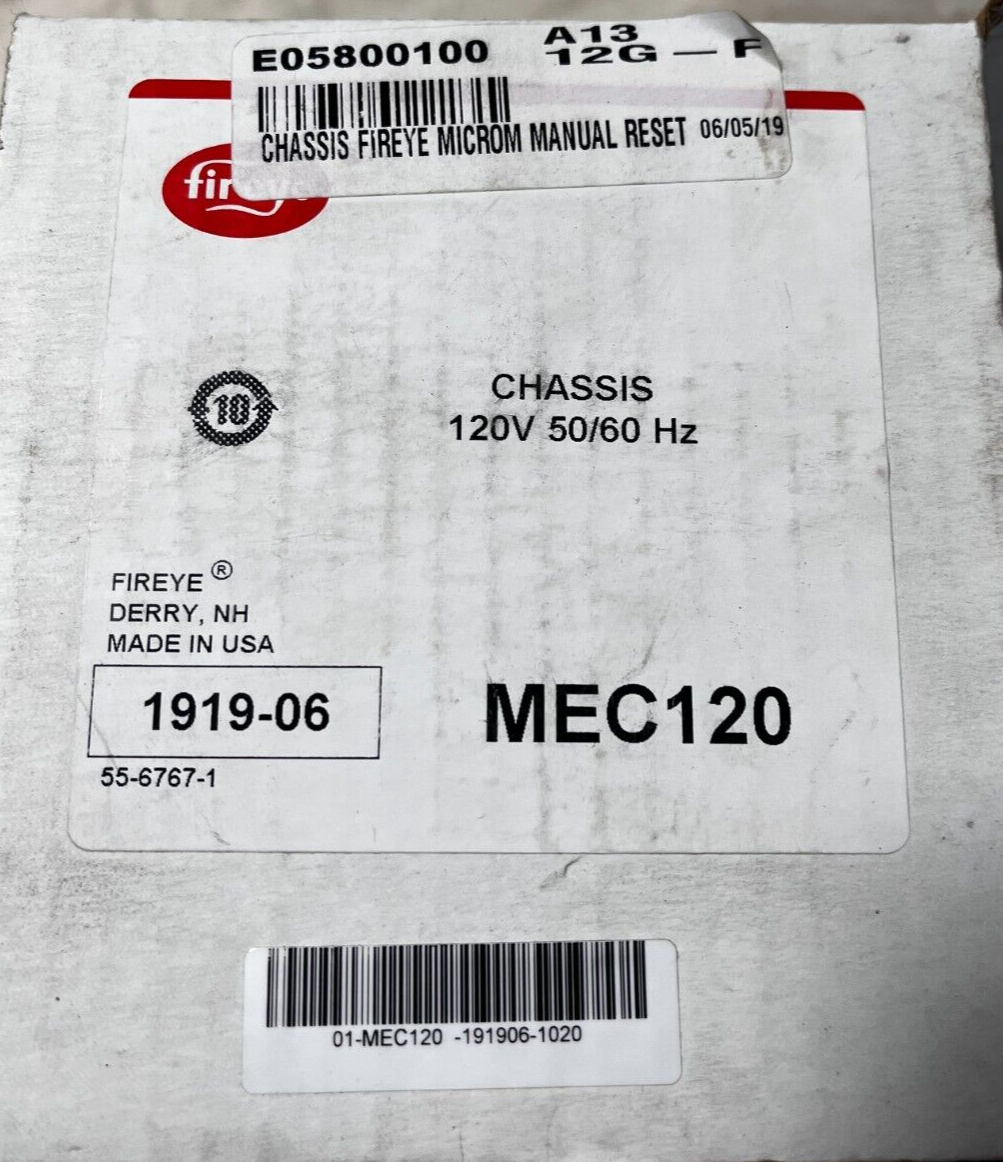 Fireye Chassis MEC1200, GA Braun part # E05800100