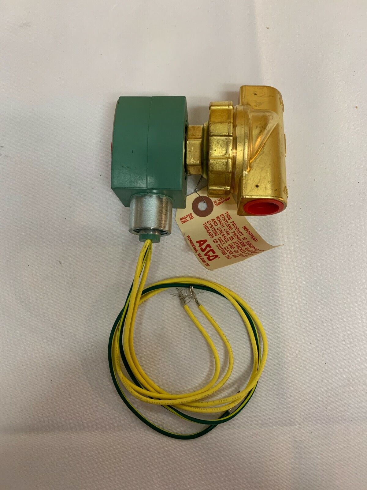 96TDC2BA7, Asco 1/2" NC 2Way 240V 50/60C Steam Valve