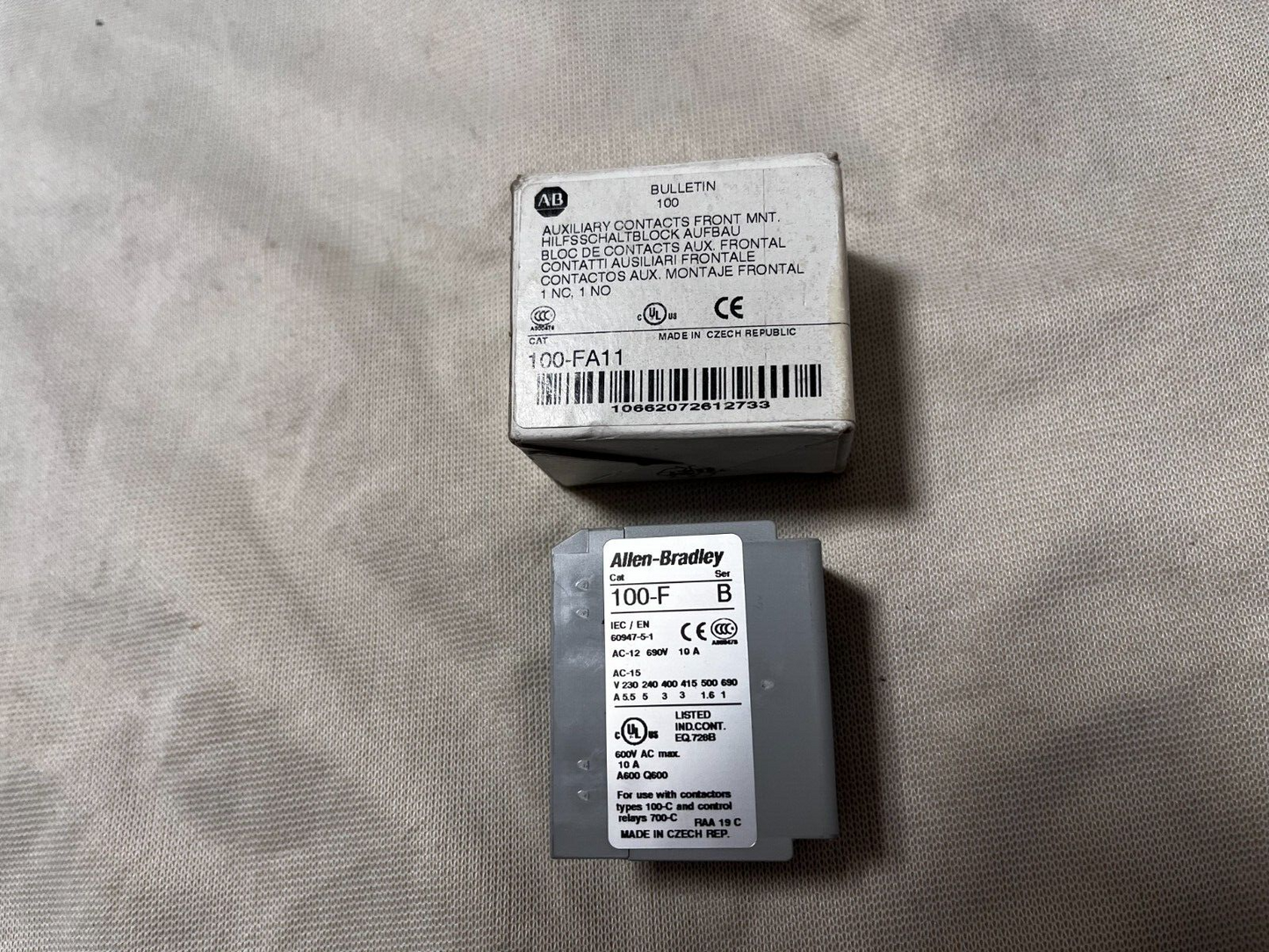 09Mc08010A - Aux.Sw. 1-No/1-Nc Front Mt - Pellerin Milnor