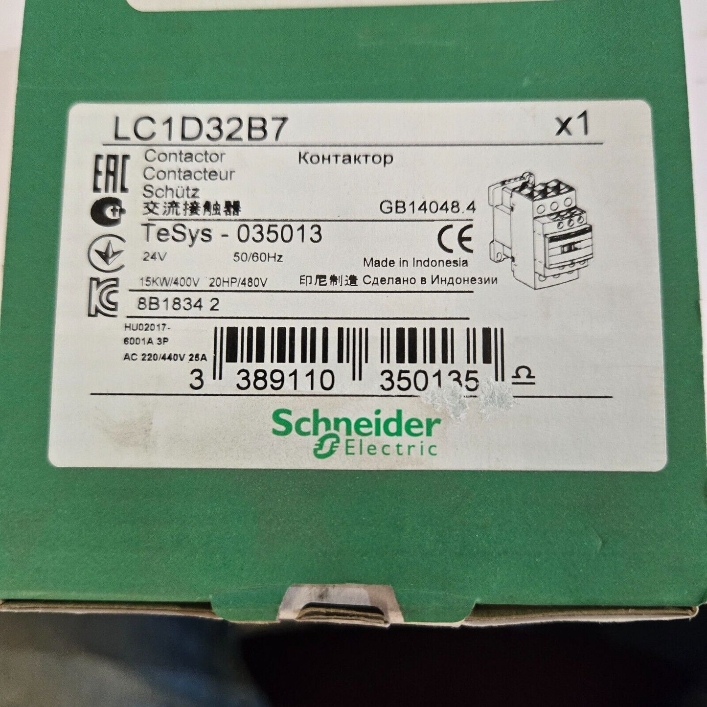Schneider electric LC1D32B7