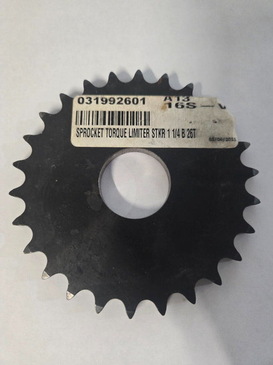 GA Braun 031992601 SPROCKET TORQUE LIMITER STKR 1 1/4 B 26T