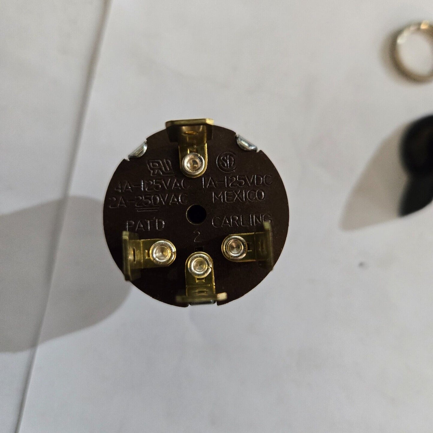 700-A-BL Carling Four Position Rotary Switch,Off-On-On-On,Spade terminals