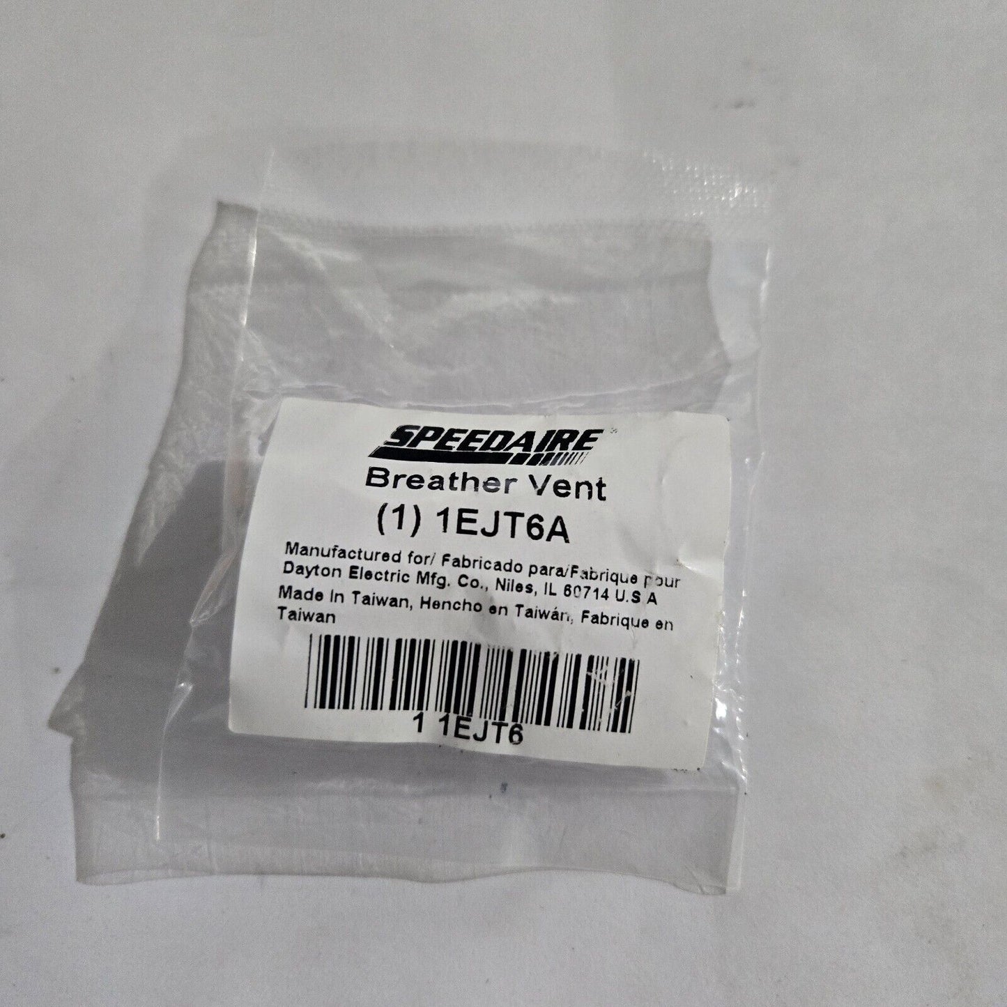 SPEEDAIRE 1EJT6 Breather Vent: 1/4 in NPT