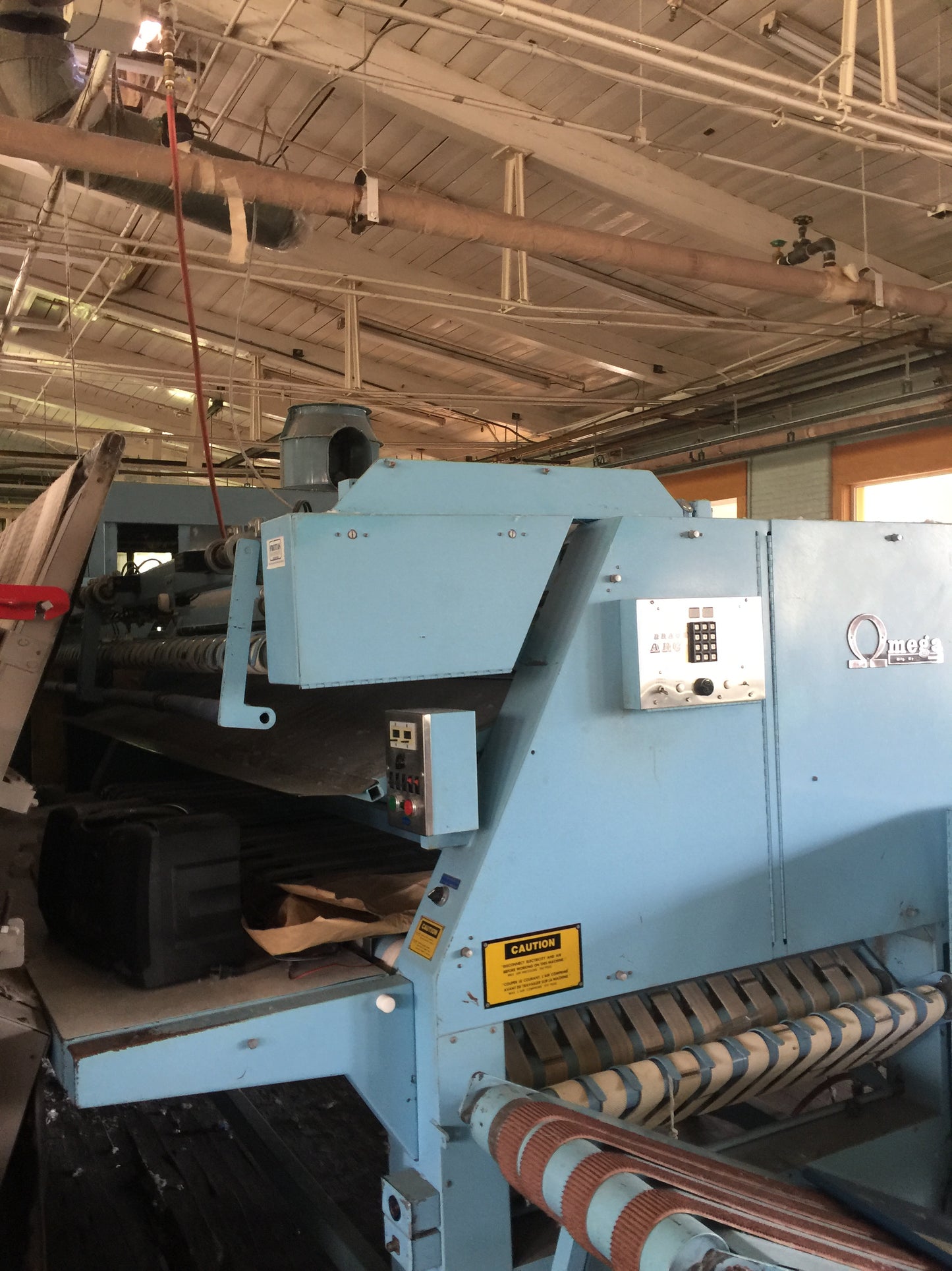 GA Braun Omega Folder 1989 4 Lane w. 4 Lane Small Piece Accumulator