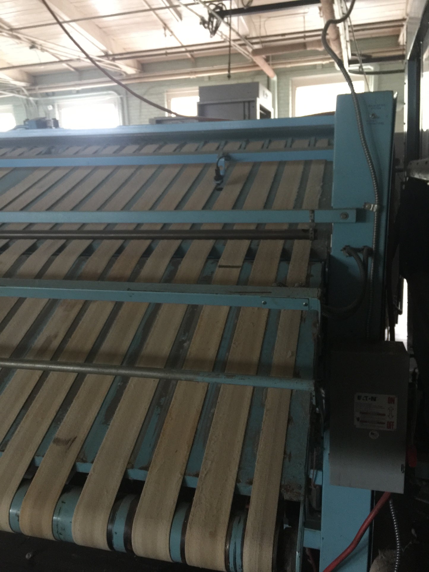 GA Braun Omega Folder 1989 4 Lane w. 4 Lane Small Piece Accumulator