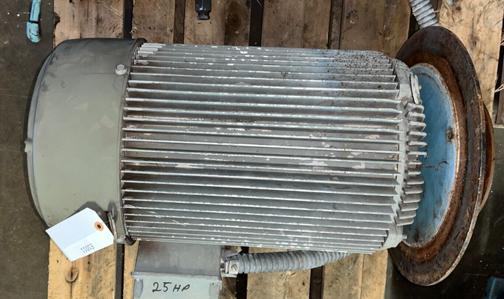 GA Braun 3S32 Ironer Drive Motor Unimount 125 25HP Motor, 230/460V, RP ...