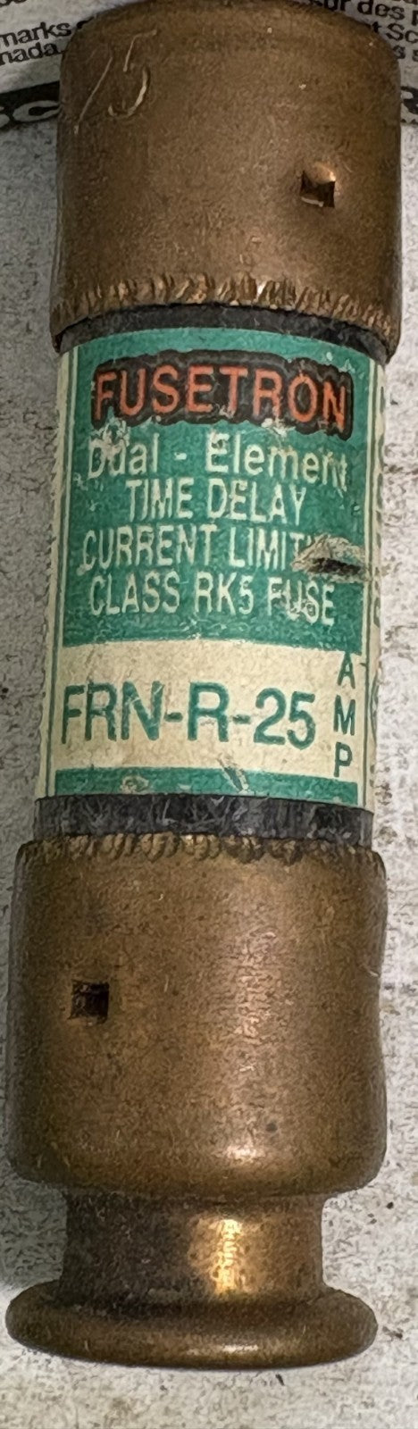 New Eaton Corporation Bussmann Fusetrom #FRN-R-25 – Leading Edge ...